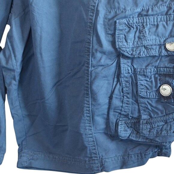 X-RAY Men's Belted Snap Detail Cargo Shorts Majolica Blue, Size 38 - Picture 7 of 8